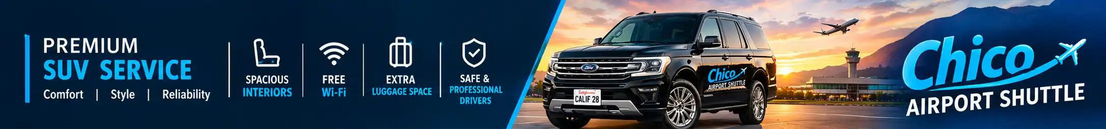 Chico Airport Shuttle SUV Service