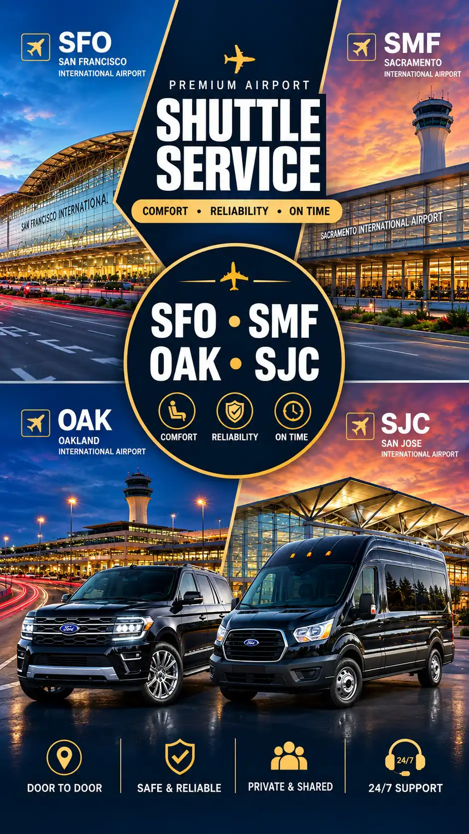 Chico Airport Shuttle transportation
